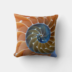 Nautilus Spirals Kissen