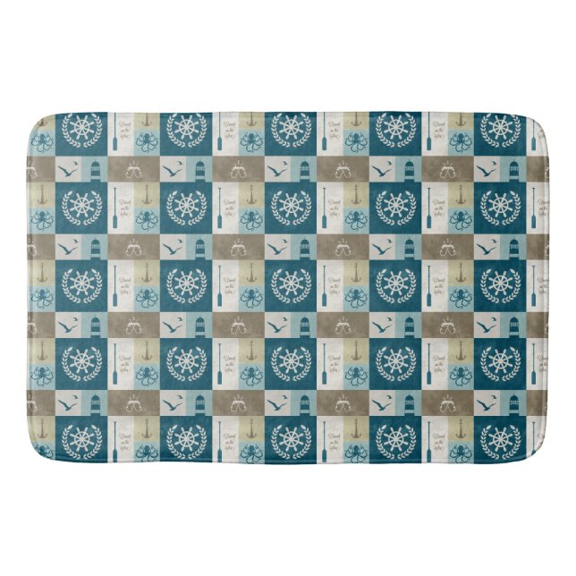 nautisch badematte (Vorderseite)