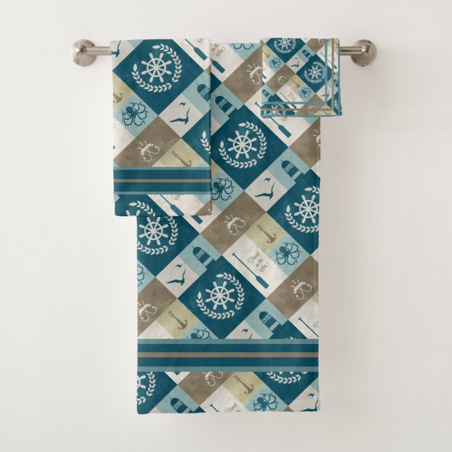 nautisch badhandtuch set (Insitu)