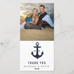 Nautisch danke   Foto-Karte