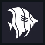 nautisch gestreifte FISH-Silhouette | Poster<br><div class="desc">| LAKE LIFE | NAUTISCH | BOOT | ANCHOR | LAKE LIFE | DAS LEBEN AM SEE IST BESSER | FUN | CHIC | EINFACH | WASSER | FUN BOOTING DECOR ACCESSORIES FÜR DIE ZUHAUSE | NAUTISCHE TROPISCHE WOHNGESTALTUNG | CLASSIC SILHOUETTE DESIGN | STRAND | SEE | OCEAN DECOR ZUHAUSE...</div>