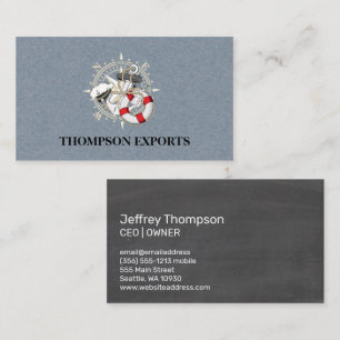 nautisch   Meeressee   Versandmethode Visitenkarte