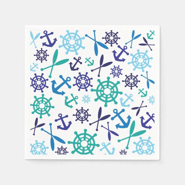 nautisch serviette (Vorderseite)