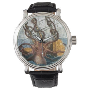 nautisch   Steampunk Kraken Octopus RiesenTintenfi Armbanduhr