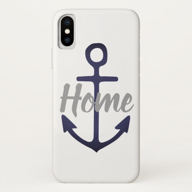 nautische ANCHOR-ZUHAUSE | Case-Mate iPhone Hülle (Rückseite)