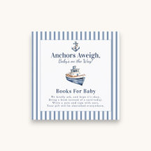 Nautische Aquarell-Anker-Baby-Party
