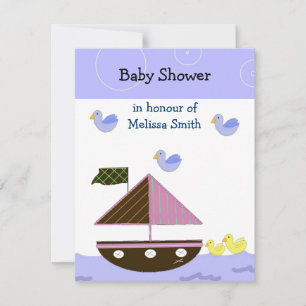 Nautische Babyparty-Einladung Einladung