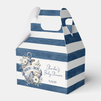 Nautische Babyparty-Giebelfavorit-Schachteln Geschenkschachtel
