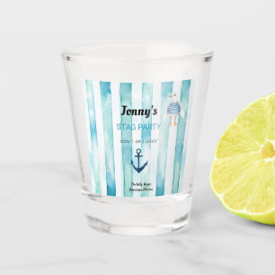 Nautische Bachelor-Party Schnapsglas