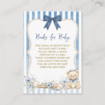 Nautische Bärenbücher für Baby Shower