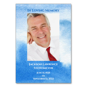 Nautische Beerdigung zum Foto des Lebens Tischnummer