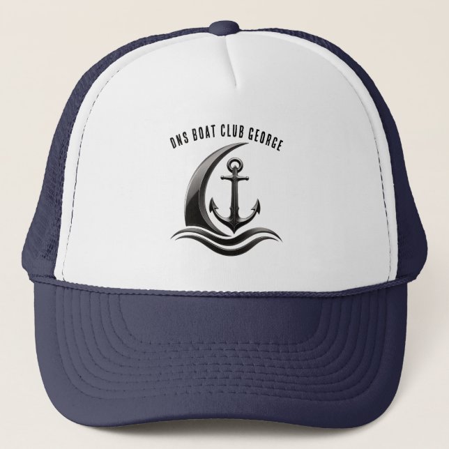 Nautische Bootsnetz-Kappe Truckerkappe (Vorderseite)