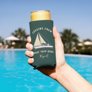 Nautische Crew Cousin Bootsfahrt Matching Selters Dosenkühler