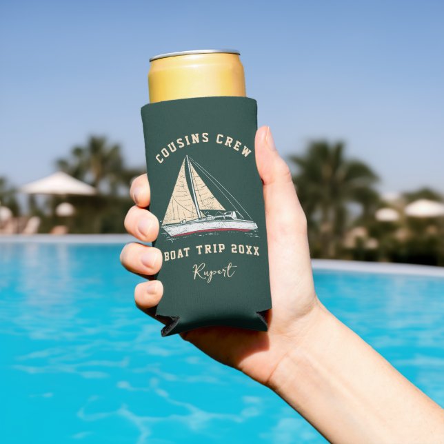 Nautische Crew Cousin Bootsfahrt Matching Selters Dosenkühler (In Situ Pool)