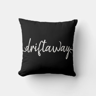 nautische DRIFT AWAY-Schrift Kissen