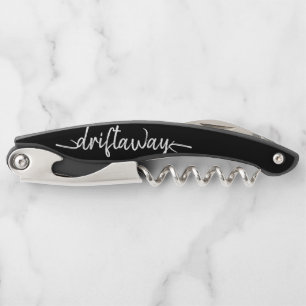 nautische DRIFT AWAY Schriftbuchstaben Kellnermesser