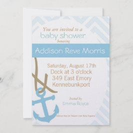 Nautische Einladung an den Docks