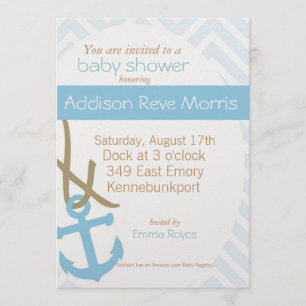 Nautische Einladung an den Docks