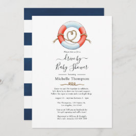 Nautische Fahrt mit Bridal- oder Babydusche Einladung