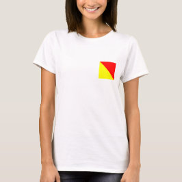 Nautische Flagge O T-Shirt