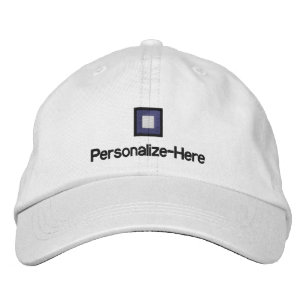 Nautische Flagge "P" Personalisiert Boaterhut Embr Bestickte Kappe