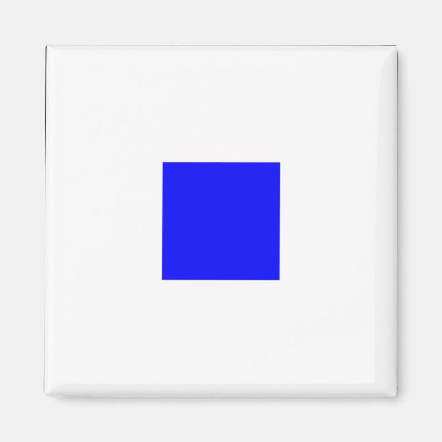 Nautische Flagge "S" Sierra Magnet (Vorne)