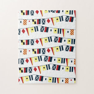 Nautische Flaggen-Jigsaw-Puzzle Puzzle