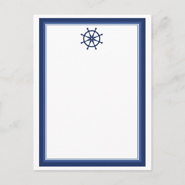 Nautische Helm Postkarte (Vorderseite)