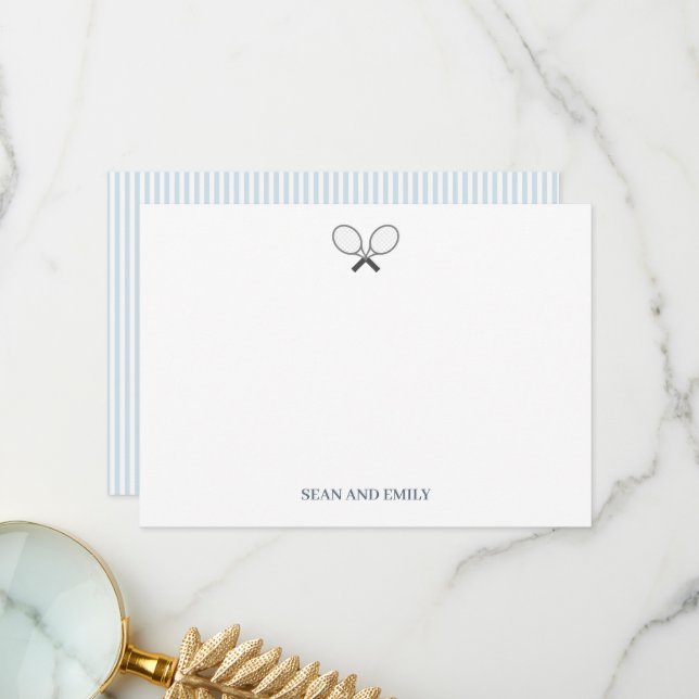 Nautische Hintergrundinformation für das Racket-Lo Dankeskarte (Vorderseite/Rückseite Beispiel)