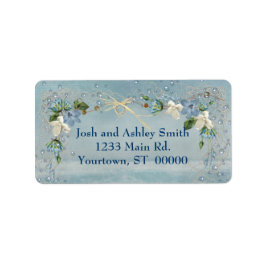 Nautische Hochzeit Adressaufkleber