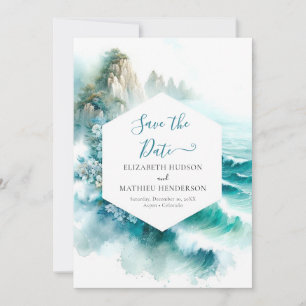 Nautische Hochzeit in der digitalen Romantik Save The Date