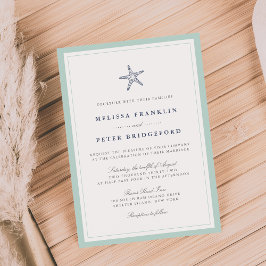 Nautische Hochzeitseinladung der Marine Einladung