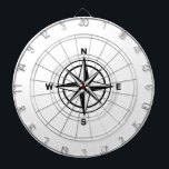 Nautische Kompass-Rose Dartscheibe<br><div class="desc">Nautical Compass,  Nautical Compass Rose,  Sailor</div>