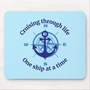 Nautische Kreuzfahrt Mousepad