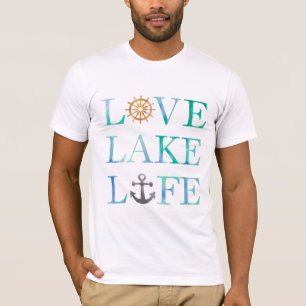 Nautische Liebe See like Ship Typografie T-Shirt