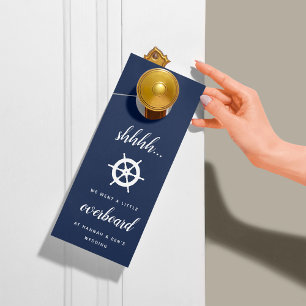 Nautische Marine Begrüßung/Nicht stören Türanhänger