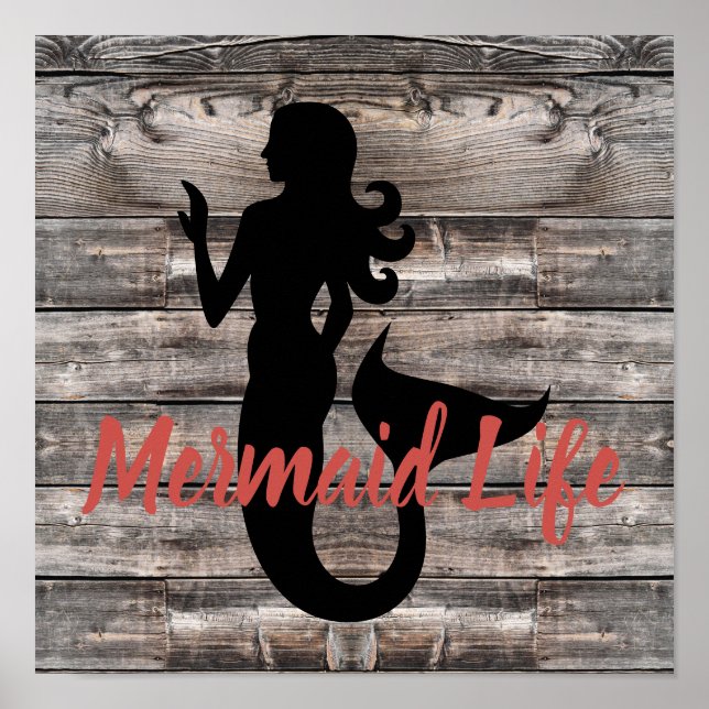 nautische MERMAID LIFE Poster (Vorne)