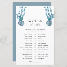 Nautische Muschel Brautparty würde sie eher spiele