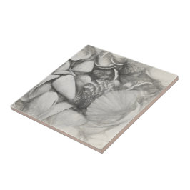 Nautische Muscheln Ocean Beach Vintag Antique Fliese