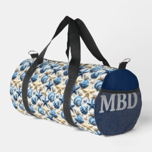 Nautische Muscheln Strandtasche Duffle Bag