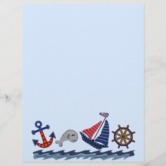 Nautische Muster (Vorderseite)