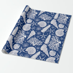 Nautische Muster Geschenkpapier