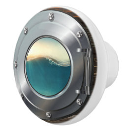 Nautische Porthole-Keramik-Knobs Keramikknauf