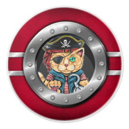 Nautische Porthole-Schubknöpfe Keramikknauf