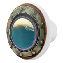 Nautische Porthole-Schubknöpfe