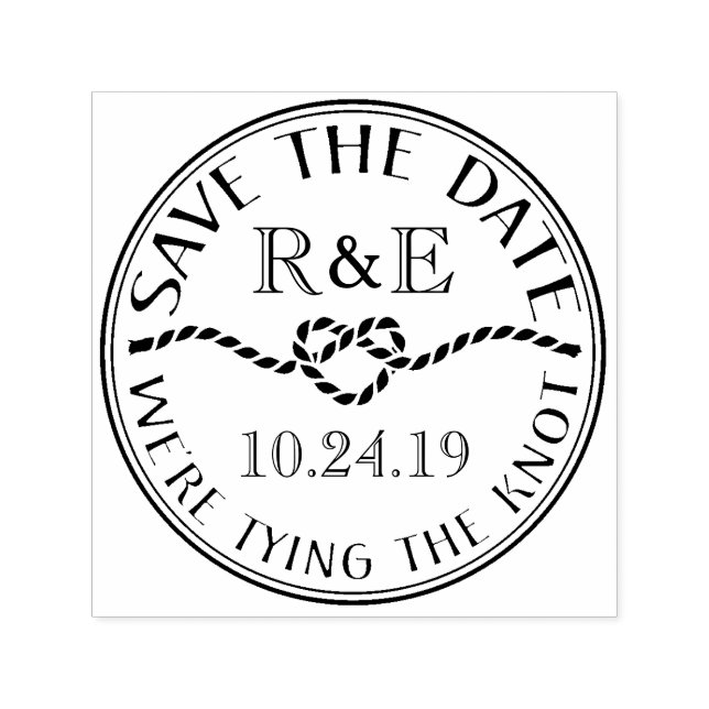Nautische Save the Date benutzerdefinierte Briefma Permastempel (Design)