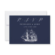 Nautische Schiff Navy Blau Destination Hochzeit