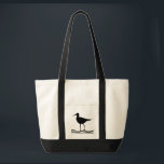 Nautische schwarze CRANE BIRD-Silhouette Tragetasche<br><div class="desc">| LAKE LIFE | NAUTISCH | BOOT | ANCHOR | LAKE LIFE | DAS LEBEN AM SEE IST BESSER | FUN | CHIC | EINFACH | WASSER | FUN BOOTING DECOR ACCESSORIES FÜR DIE ZUHAUSE | NAUTISCHE TROPISCHE WOHNGESTALTUNG | CLASSIC SILHOUETTE DESIGN | STRAND | SEE | OCEAN DECOR ZUHAUSE...</div>