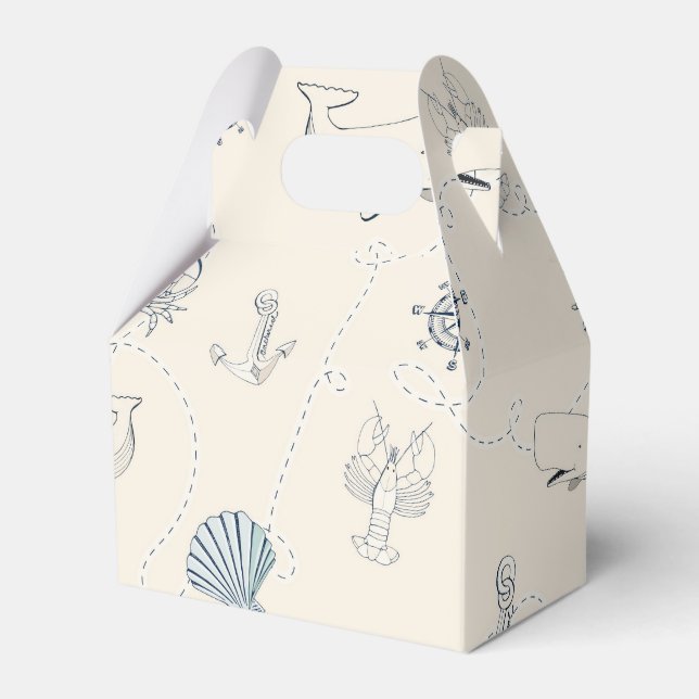 Nautische See Geschenkschachtel (Vorderseite)