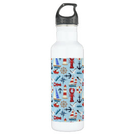 Nautische Segelboote Edelstahlflasche